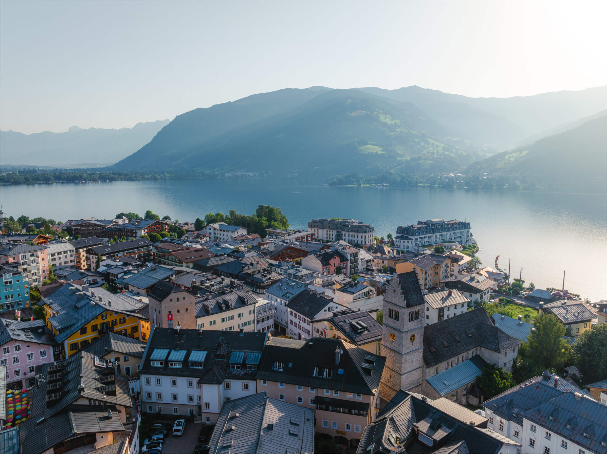 Sunrise over Zell am See