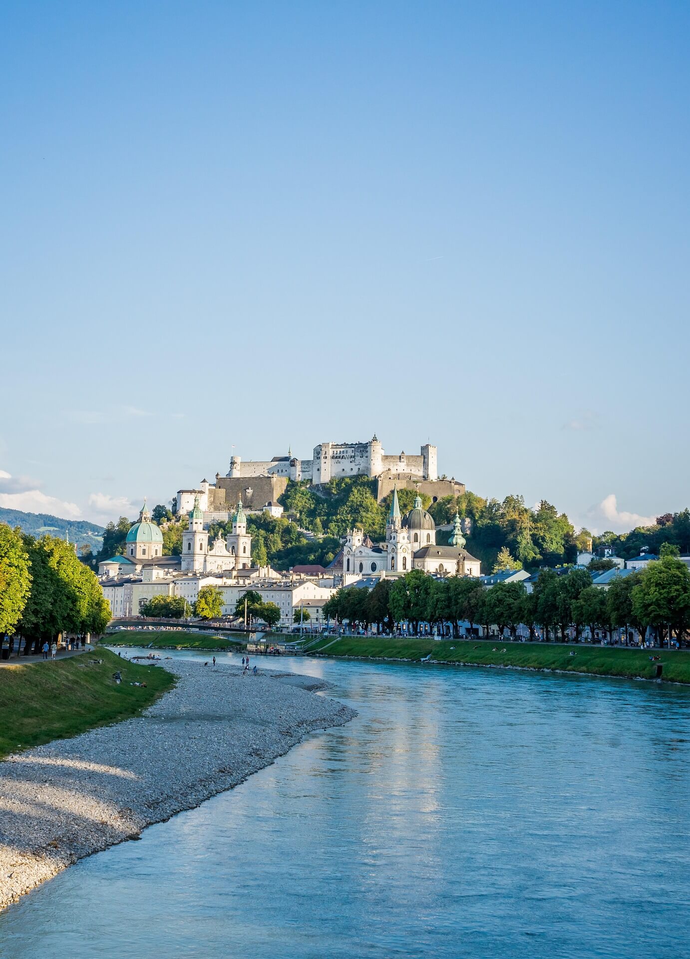 Salzburg Old Town and Fortress view