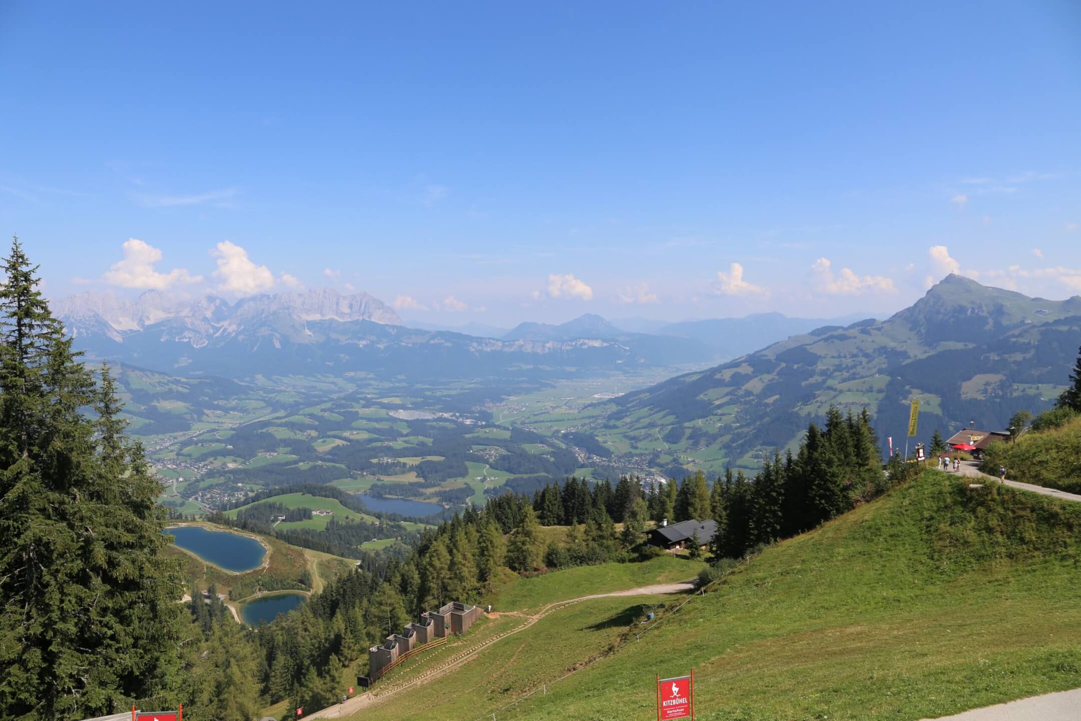 Hiking the Streif race course in Kitzbühel in summer