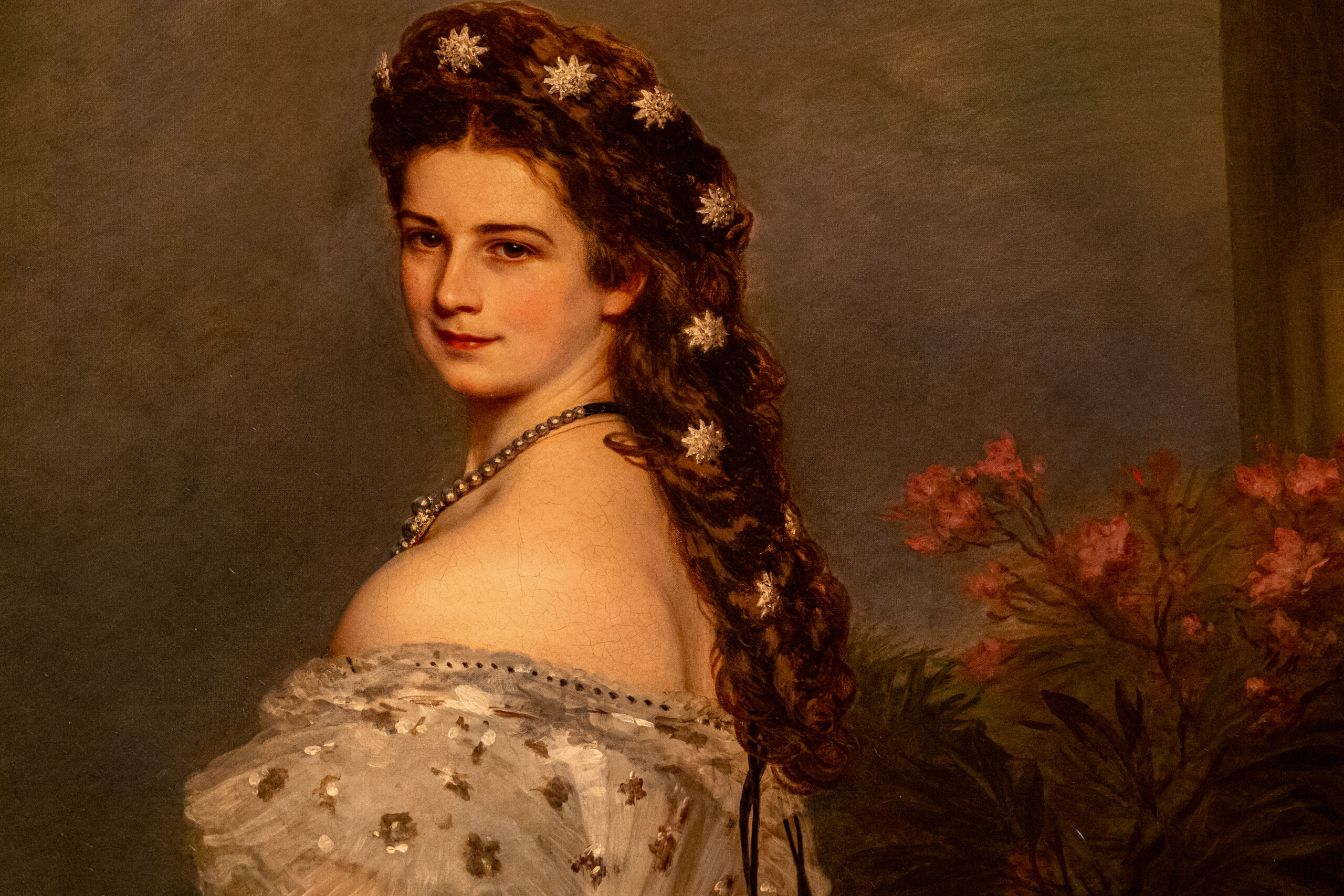 Portrait of Empress Elisabeth (Sisi) in the Sisi Museum, Vienna Hofburg