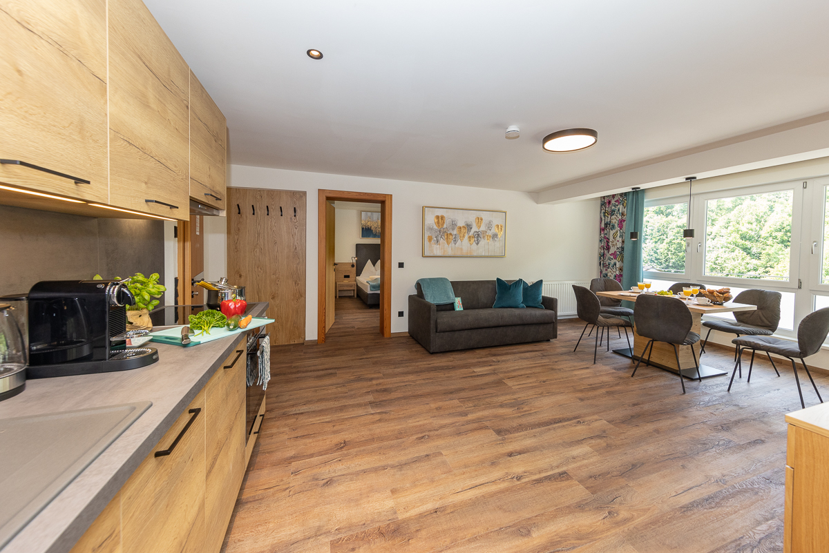 Living room at Appartements Fürstauer, Saalbach
