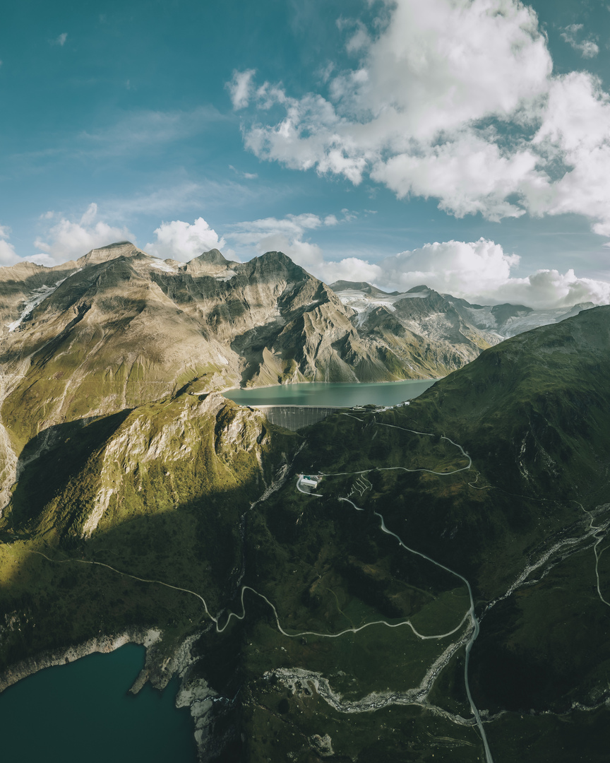 Kaprun high mountain reservoirs in the Hohe Tauern