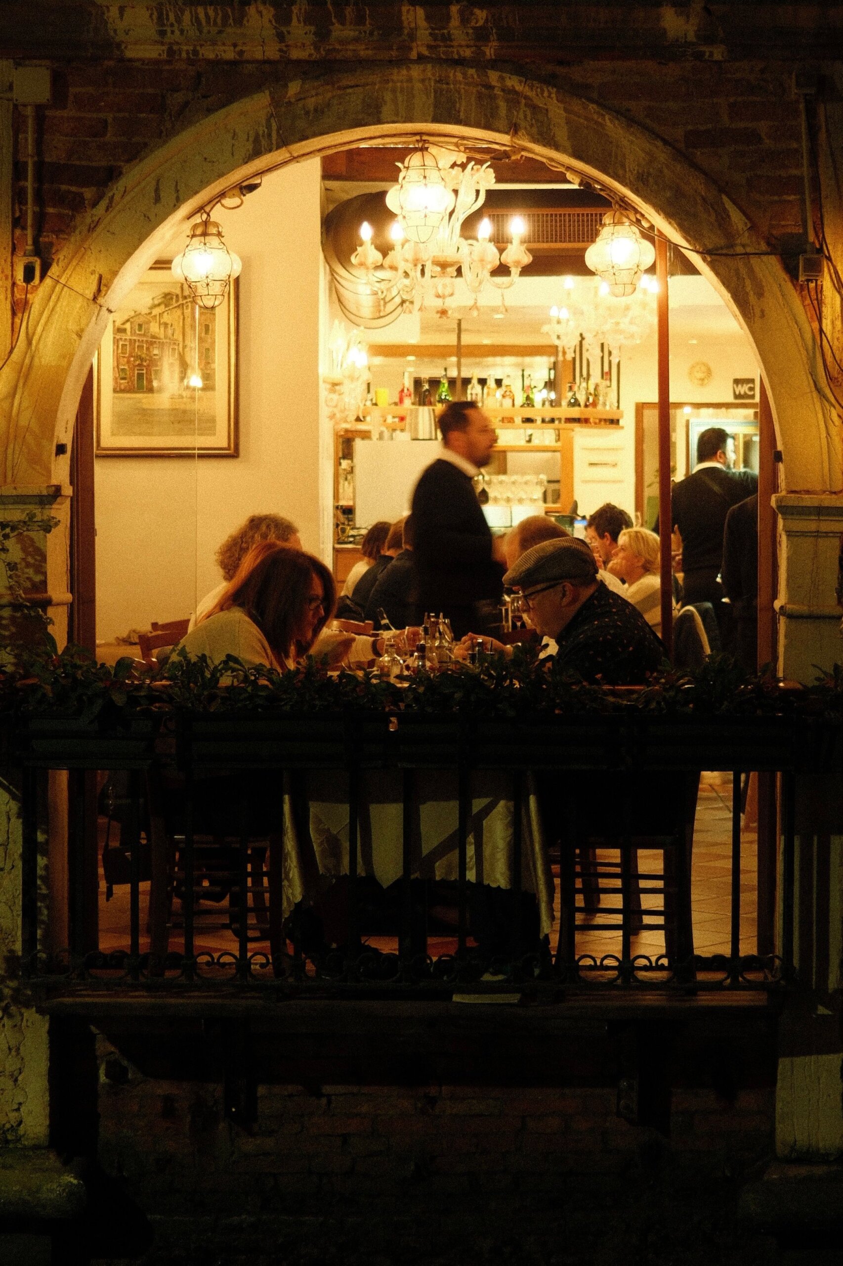 A table full of local food and wine