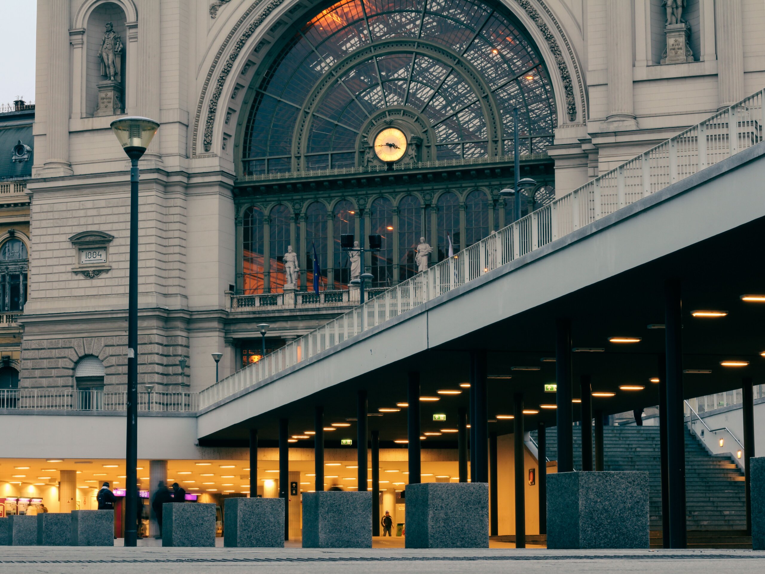 Travelling across Europe by train