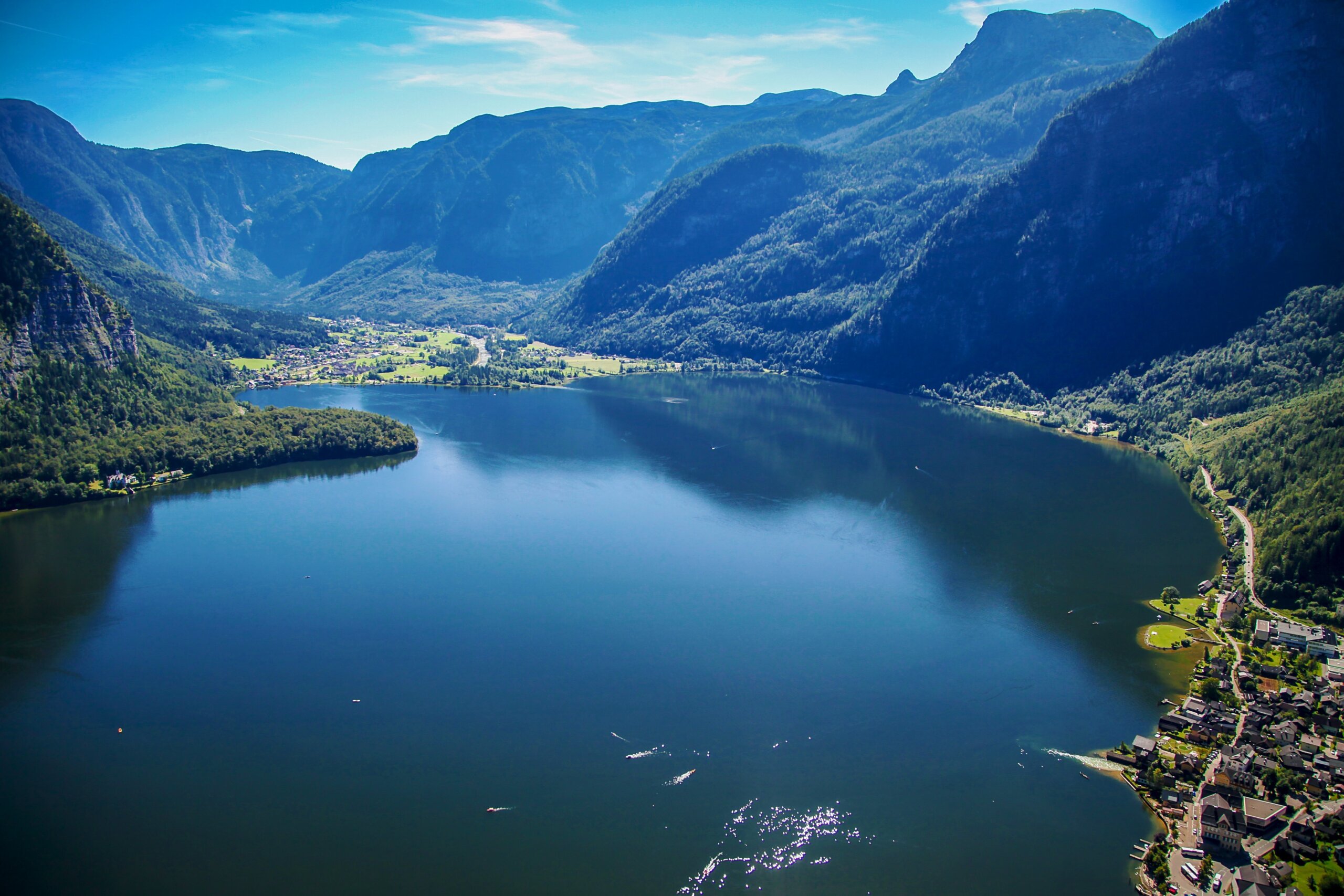 Lake Hallstatt in the Salzkammergut